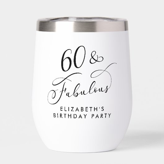 Elegant 60th Birthday Party (Achterkant)