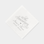 Elegant 60th Diamond Wedding Anniversary Real (Droite)