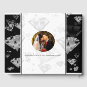 Elegant 60th Diamond Wedding Jubileum Gastenboek (Achterkant)