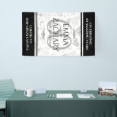Elegant 60th Diamond Wedding Jubileum Spandoek (Beurs)