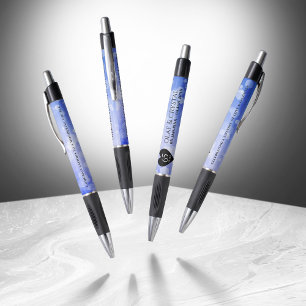 Elegant 65th Blue Sapphire Wedding Jubileum Pen