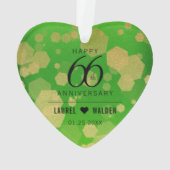 Élégant 66ème anniversaire de Mariage Titanite (dos)