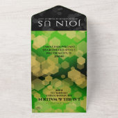 Elegant 66th Titanite Wedding Jubileum All In One Uitnodiging (Buitenkant)