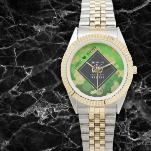 Elegant 66th Titanite Wedding Jubileum Horloge
