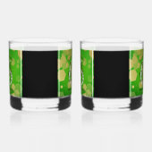 Elegant 66th Titanite Wedding Jubileum Whisky Glas (Links)