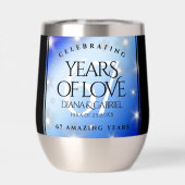 Élégant 67e anniversaire Mariage de Star Sapphire (Arrière)