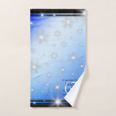 Élégant 67e anniversaire Mariage de Star Sapphire (Serviette à main)