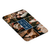 Élégant 6 Photo Collage Mariage Merci Magnet (Côté Droit)