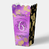 Elegant 6e Amethyst Wedding Jubileum Bedankdoosjes (Achterkant)