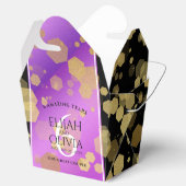 Elegant 6e Amethyst Wedding Jubileum Bedankdoosjes (Geopend)