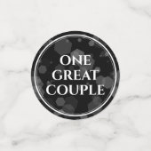 Elegant 6e Amethyst Wedding Jubileum Confetti (Kleine voorkant)