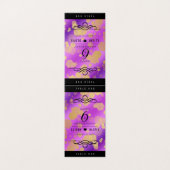 Elegant 6e Amethyst Wedding Jubileum Kaart (Buitenkant ongevouwen)