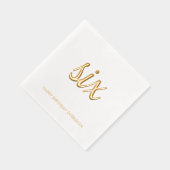 Élégant 6e anniversaire de la moderne serviettes d (Droite)