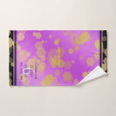 Élégant 6ème anniversaire de Mariage d'Améthyste (Serviette à main)