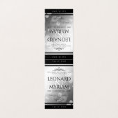 Élégant 70e anniversaire de Mariage Platinum (Outside Unfolded)