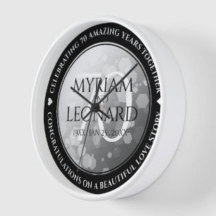 Elegant 70th Platinum Wedding Jubileum