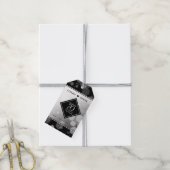 Elegant 70th Platinum Wedding Jubileum Cadeaulabel (Met Touw)