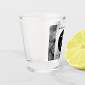 Elegant 70th Platinum Wedding Jubileum Shot Glas (Links)