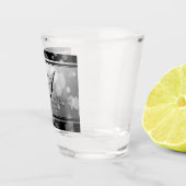 Elegant 70th Platinum Wedding Jubileum Shot Glas (Rechts)