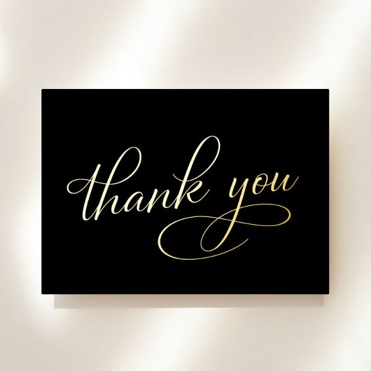 Élégant 75e anniversaire Black Foil Carte de remer