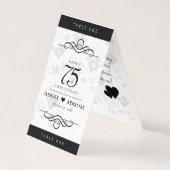 Élégant 75e anniversaire de Mariage de diamant (Back)