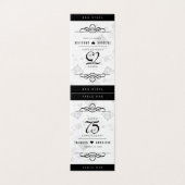 Élégant 75e anniversaire de Mariage de diamant (Outside Unfolded)