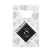 Élégant 75e anniversaire de Mariage de diamant (Devant)