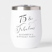 Elegant 75e verjaardagsfeestje (Voorkant)