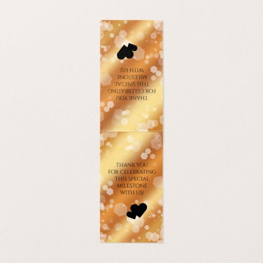 Élégant 7e 22e 49e anniversaire de Mariage de cuiv (Inside Unfolded)