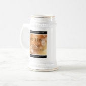 Elegant 7e 22e 49e Copper Wedding Jubileum Bierpul (Voorkant links)