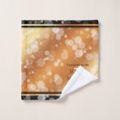 Élégant 7ème anniversaire de Mariage de cuivre (Gant de toilette)