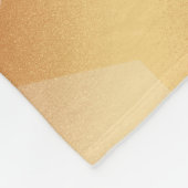 Elegant 7th Copper Wedding Jubileum Fleece Deken (Hoek)