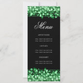 Élégant 80e anniversaire Programme de fête Menu ve (Dos)