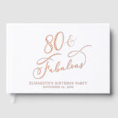 Elégant 80e anniversaire Rose Gold (Recto)