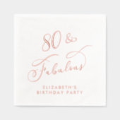 Elégant 80e anniversaire Rose Gold (Recto)