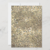Elegant 80th Birthday Invitation Gold Sequins (Dos)