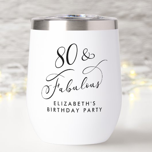 Elegant 80th Birthday Party