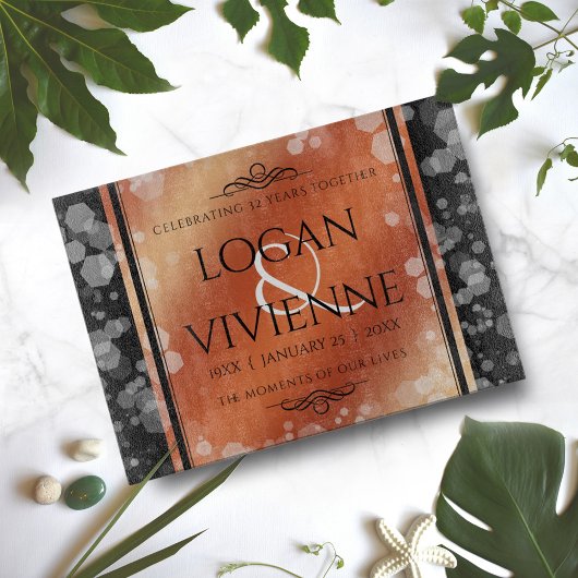 Elegant 8e Jubileum uit de Bronze Wedding Snijplank