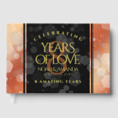 Élégant 8ème anniversaire de Mariage de bronze (Recto)