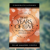 Élégant 8ème anniversaire de Mariage de bronze (Neutre)