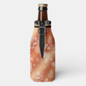 Elegant 8th Bronze Wedding Jubileum Celebration Flesjeskoeler (Fles Achterkant)