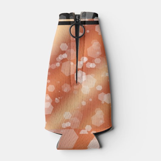 Elegant 8th Bronze Wedding Jubileum Celebration Flesjeskoeler (Achterkant)