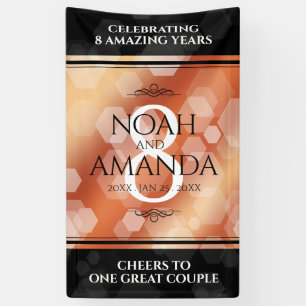 Elegant 8th Bronze Wedding Jubileum Celebration Spandoek