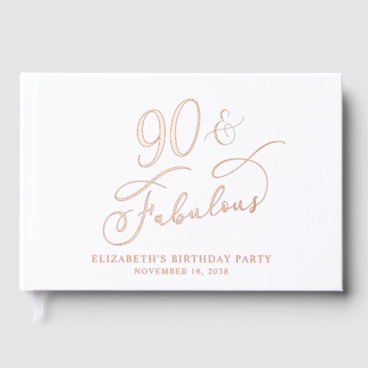 Elégant 90e anniversaire Rose Gold (Recto)