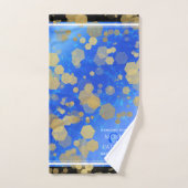 Élégant 9e anniversaire Mariage Lapis Lazuli (Serviette à main)