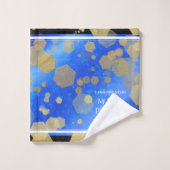 Élégant 9e anniversaire Mariage Lapis Lazuli (Gant de toilette)