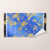 Élégant 9e anniversaire Mariage Lapis Lazuli (Serviette à main)