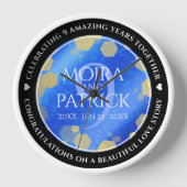 Elegant 9th Lapis Lazuli Wedding Jubileum (Voorkant)