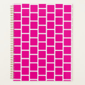 élégant à damiers rose non daté mensuel (Devant)