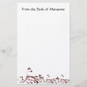 Elegant aangepast briefpapier